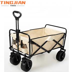 Garden Outdoor Camping Foldable Trolley Shopping Trolleys Carts TJ-C1 