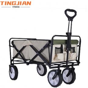 Garden Outdoor Camping Foldable Trolley Shopping Trolleys Carts TJ-C2 